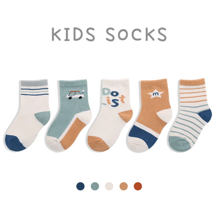 
New Design Children Breathable Cute Socks Cotton Cartoon Fashionable Socks For Baby 