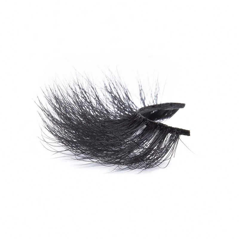 
natural eyelashes Private brand 3D super soft luxury artificial mink eyelash 3D silk 25 mm eyelash packaging box custom 