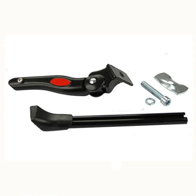 New  High Quality Aluminum Black Bicycle Stand Mountain Bike Mobile Adjusted Length 30-34 cm Stand Bike Repair Parking Stand