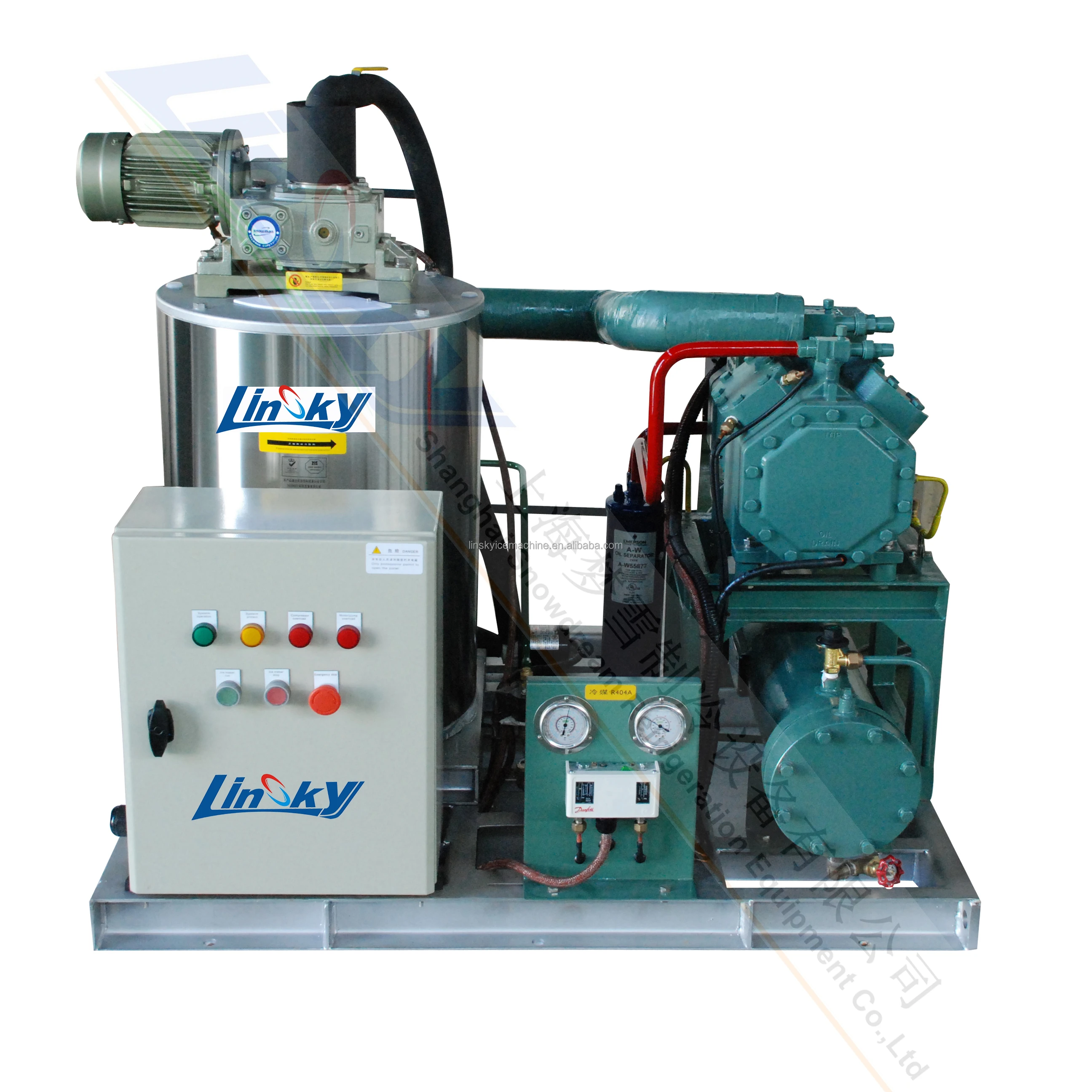 1Ton/24hr sea water ice machine ice maker for fishing boat