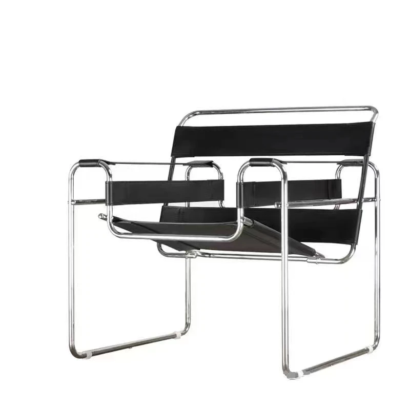 Luxury Feel with Stainless Steel and Bycast Frame, Perfect for Relaxation Leisure Chair