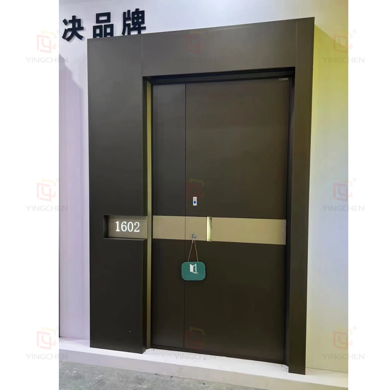 Factory Entry Modern Front Double For The House Aluminium Entrance Doors Picture