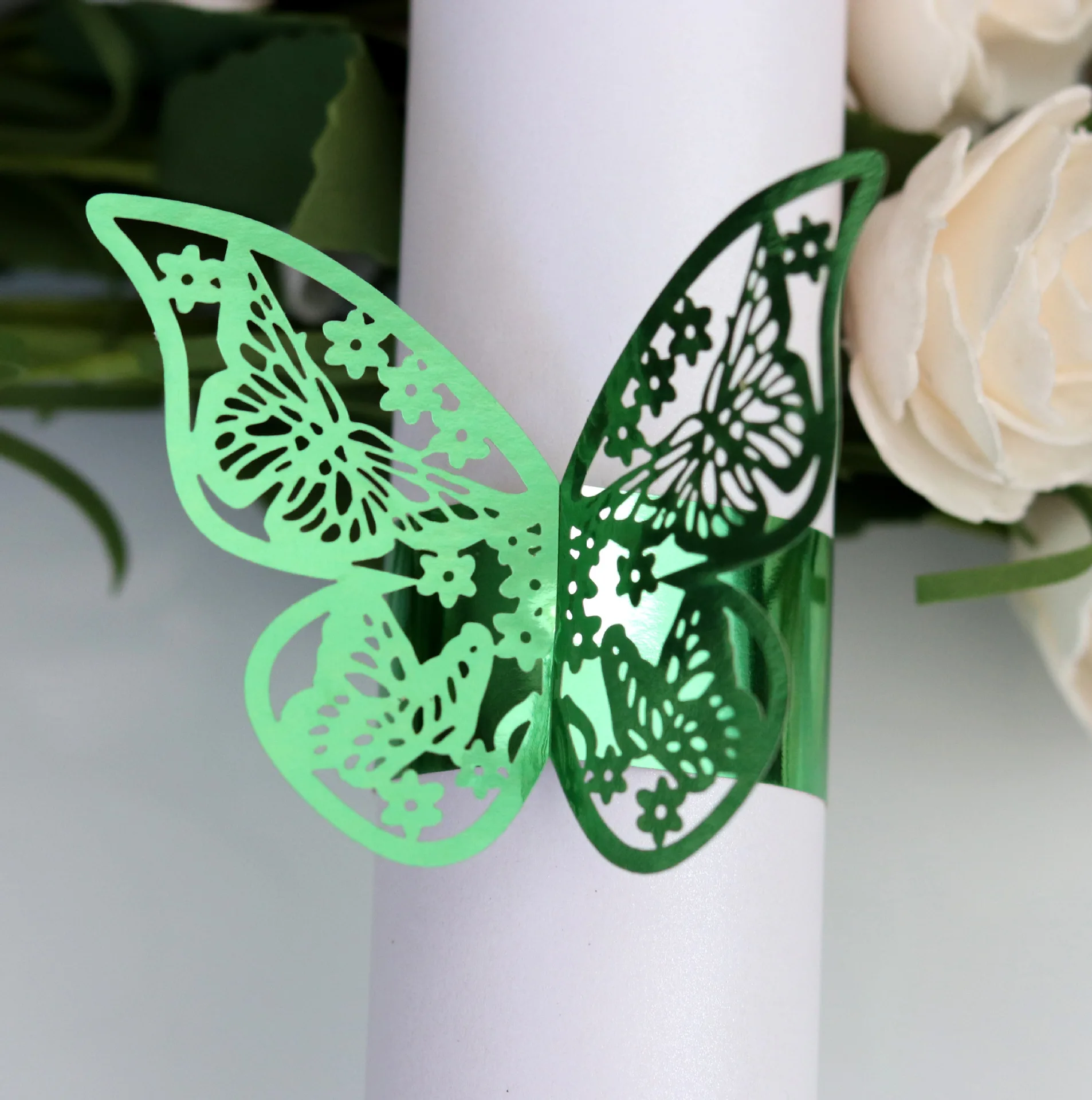 Towel Rings Quinceanera 3d Butterflies Decoration Wedding Sweet 16 Invitation Party Butterfly Towel Rings