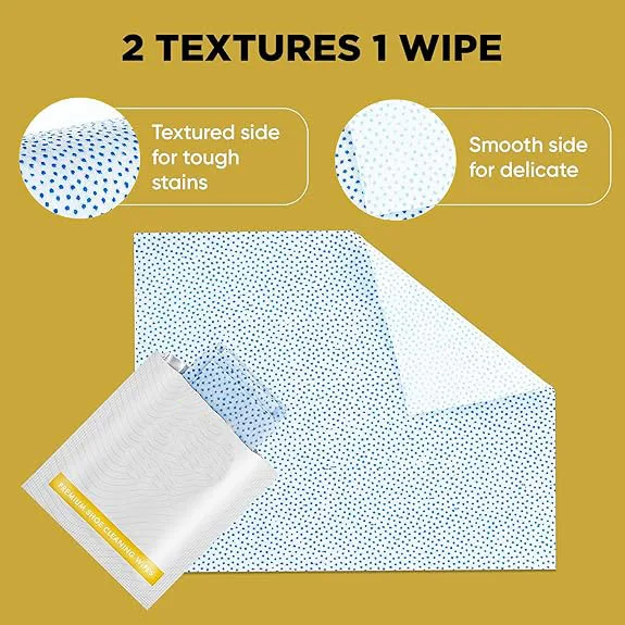 All-Purpose Premium Wet Sneaker Wipes 30pcs per Pack Disposable Portable Wipes for Shoes Scented with Soft Fragrance Cleansing