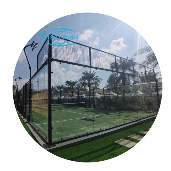 Wholesale Professional Outdoor Fitness padel court Artificial Grass Park Padel Courts for Tennis and Garden Sports Application