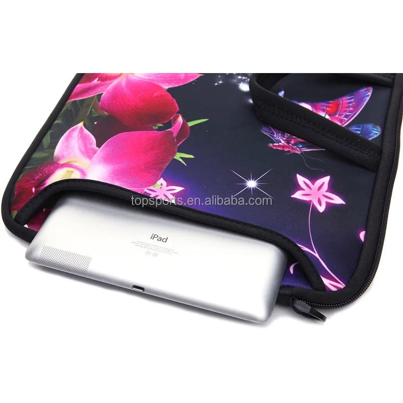 14-15 inch Hot Selling Soft Neoprene Laptop Sleeve Water-resistant Computer handbag With Shoulder Strap