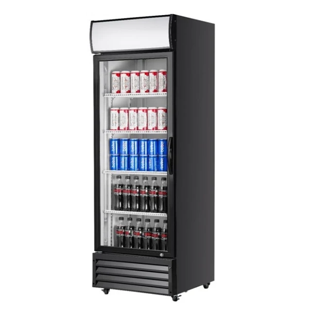 supermarket upright drink refrigerator drink cooler