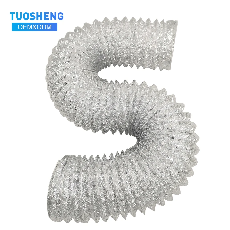 Factory Price Wholesale Flexible Aluminum Foil Air Duct Hose for HVAC System