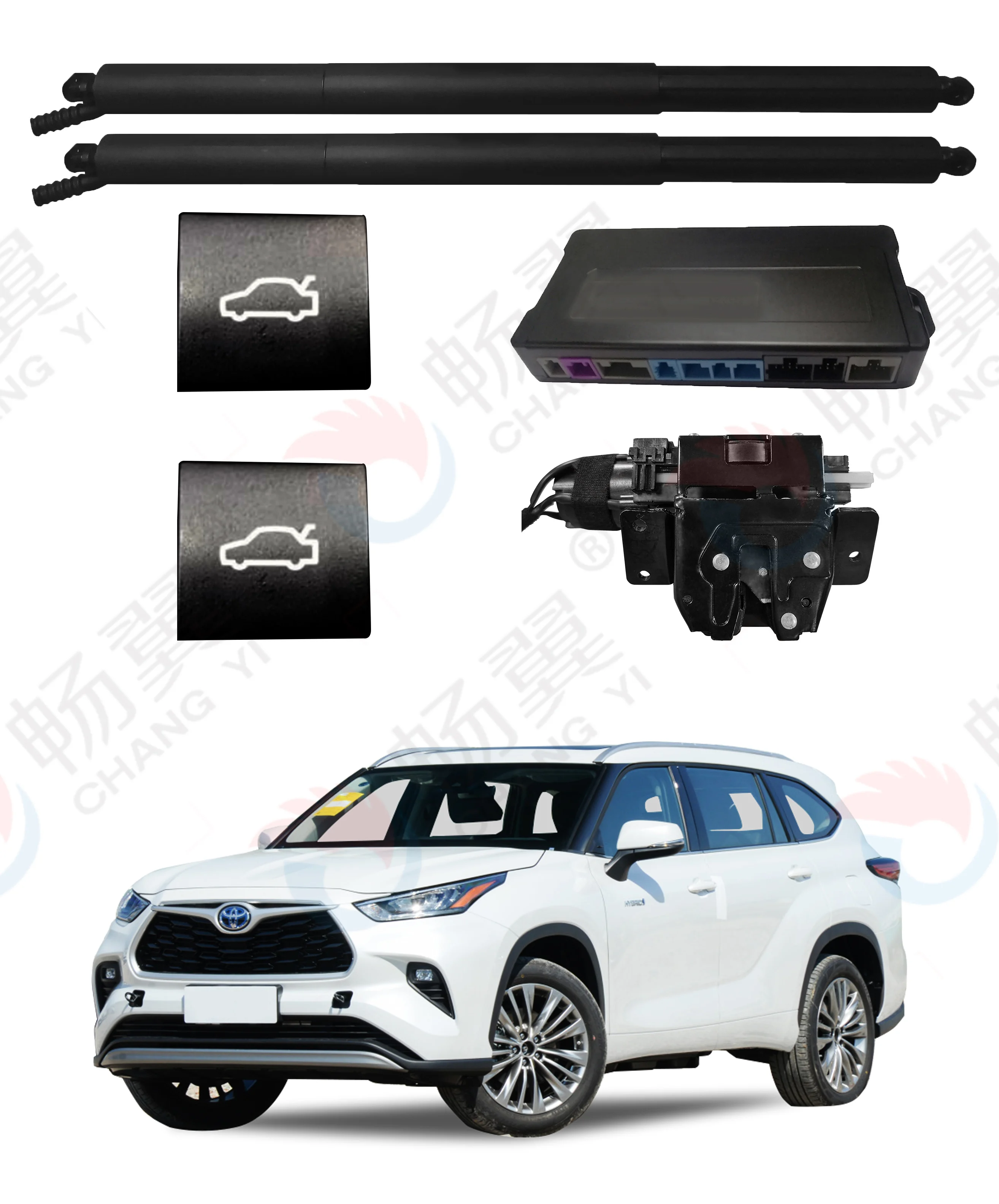 Auto Tailgate System Trunk Release Automatic Tailgate Lift Manufacturer Foot Sensor Optional for Toyota High lander 2022+