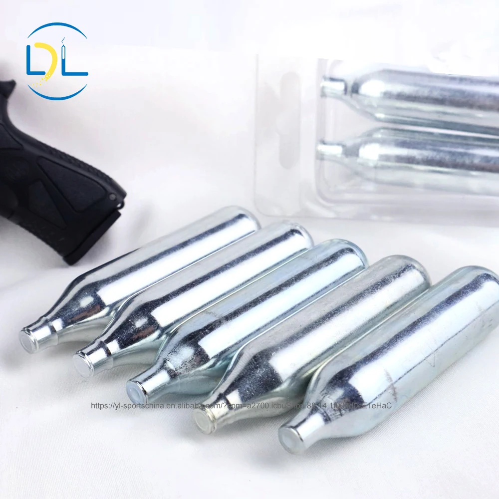 co2 12g cartridge rifle co2 gun Reusable gas bottle pistol supporting 177 pellet gun toy gun 12G CO2 capsules