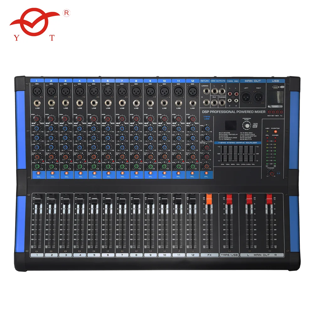 sound power consola dj digital amplifier mixer professional audio