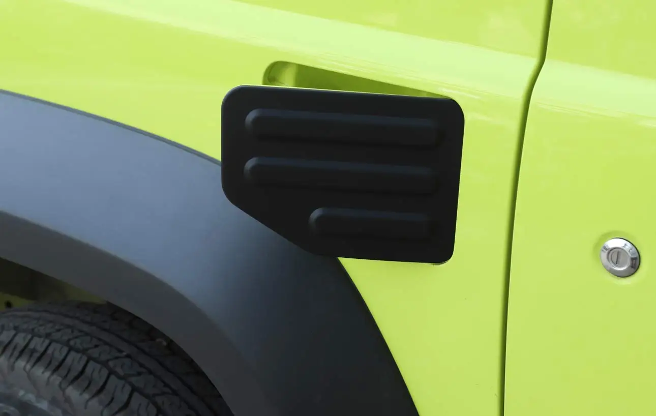 TELLIKA Black Car ABS Fuel Filler Tank Cover Cap Decorative Cover for Suzuki Jimny 2018 2024 5 door jb74 accessories JB64