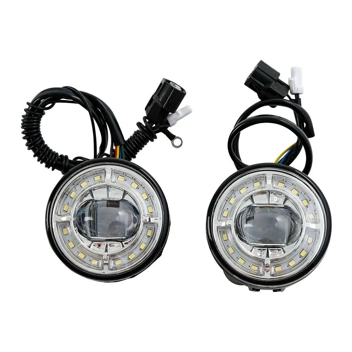TCMT XF29012023-E Strobe LED Foglights w/ Attachment Kit For Honda Goldwing 1800 GL1800 2018-2020