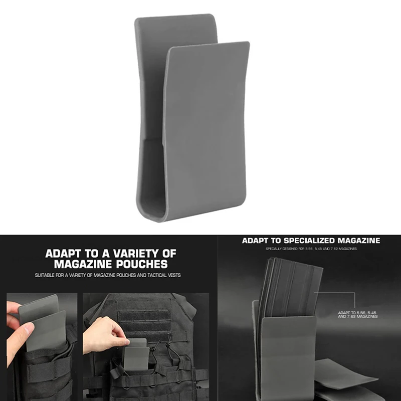 Тактическая сумка для магазина Kydex, набор для быстрого вставки из АБС, зажим для переноски, 5,56 7,62 мм, снаряжение для пейнтбола
