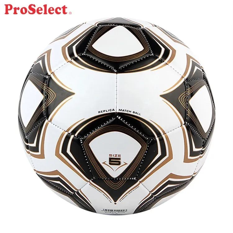Proselect China League Oem Black White Soccer Ball