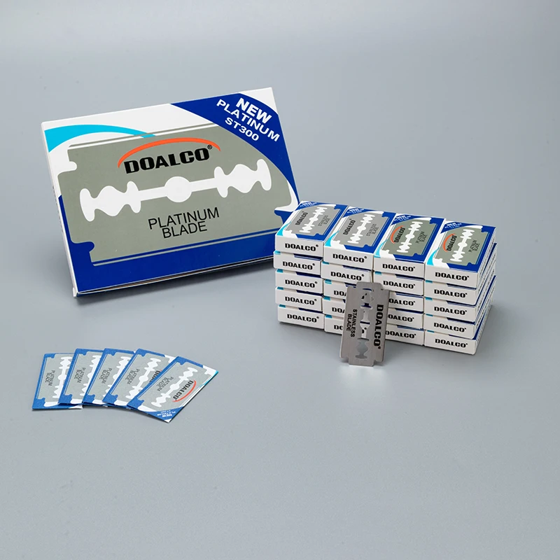 Doalco 10pcs/Small Box 100pcs/Big Box Single Sided Safety Razor Blades Best Safety Blades Edge Razor Blades For Body Use