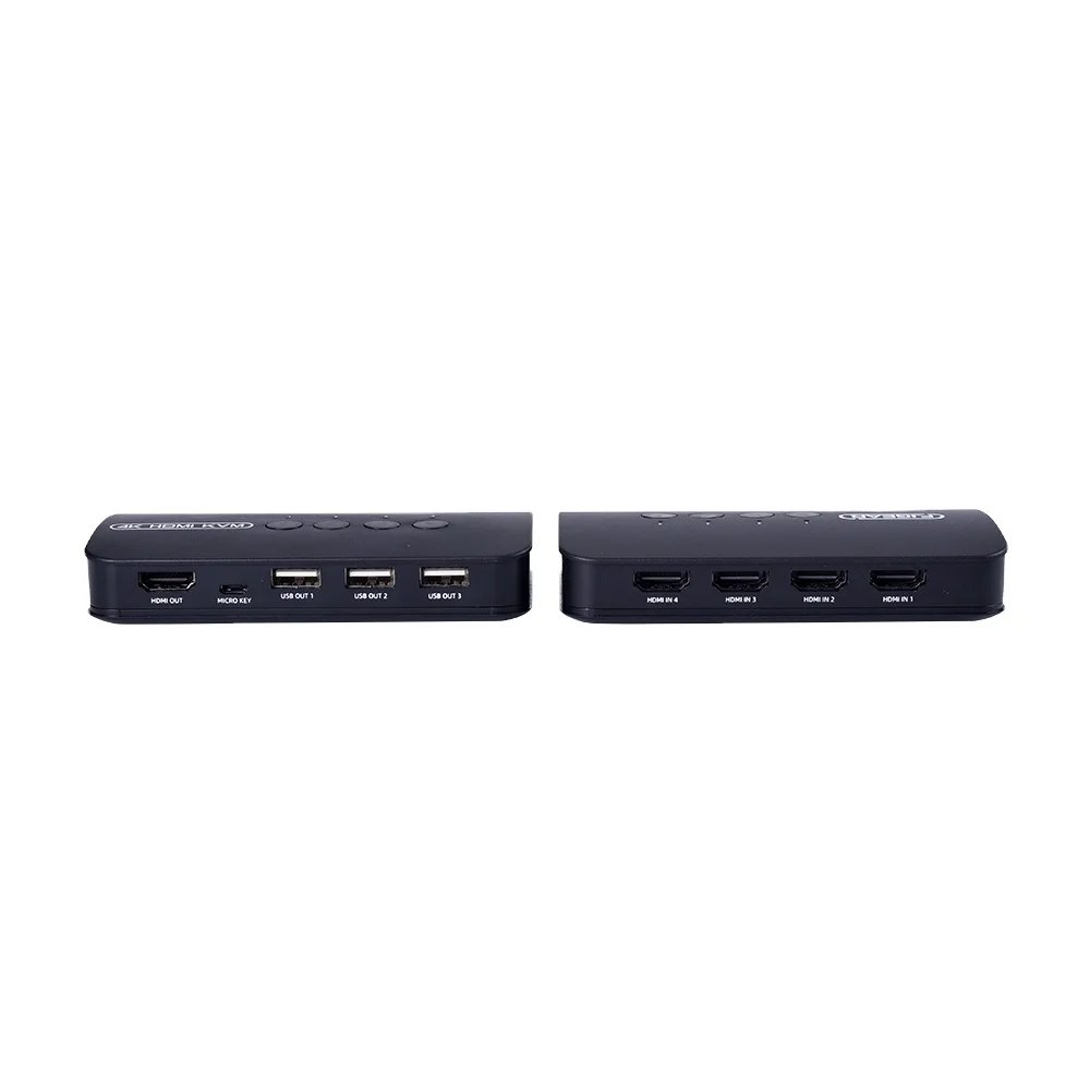 FJ-HK401 FJGEAR Manufacturing Price Manual 4 Port 4 In 1 out HDMI HD Video Kvm Switch 3840*2160/30Hz  HDMI 2.0 KVM Switch