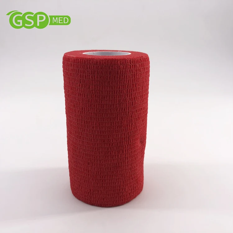 10cm*4.5m medical protect latex cohesive elastic bandage