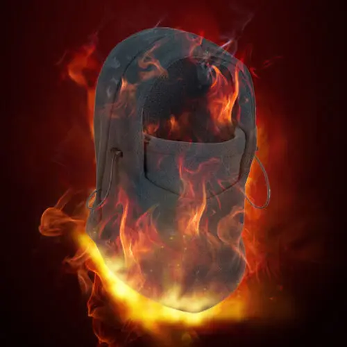 Thermal Fleece Balaclava Ski Running Cycling Neck Face Mask Cover Hood Hat Cap