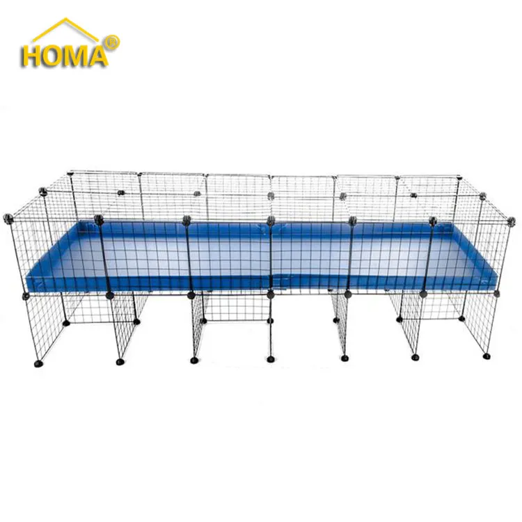 Portable metal wire Grid Rabbit Cages