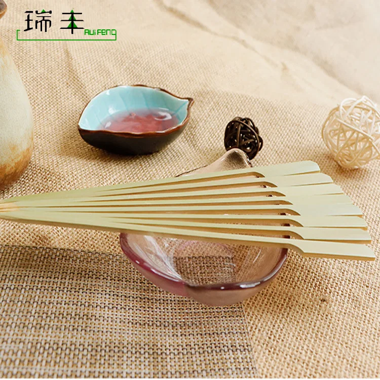9/12/15cm 100% natural Bamboo Teppo Skewer Stick With Custom Logo