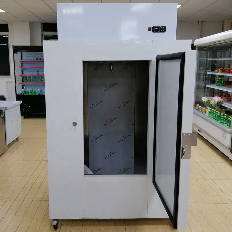 Commercial Bagged ice display cooler dispenser vending machine bag merchandiser