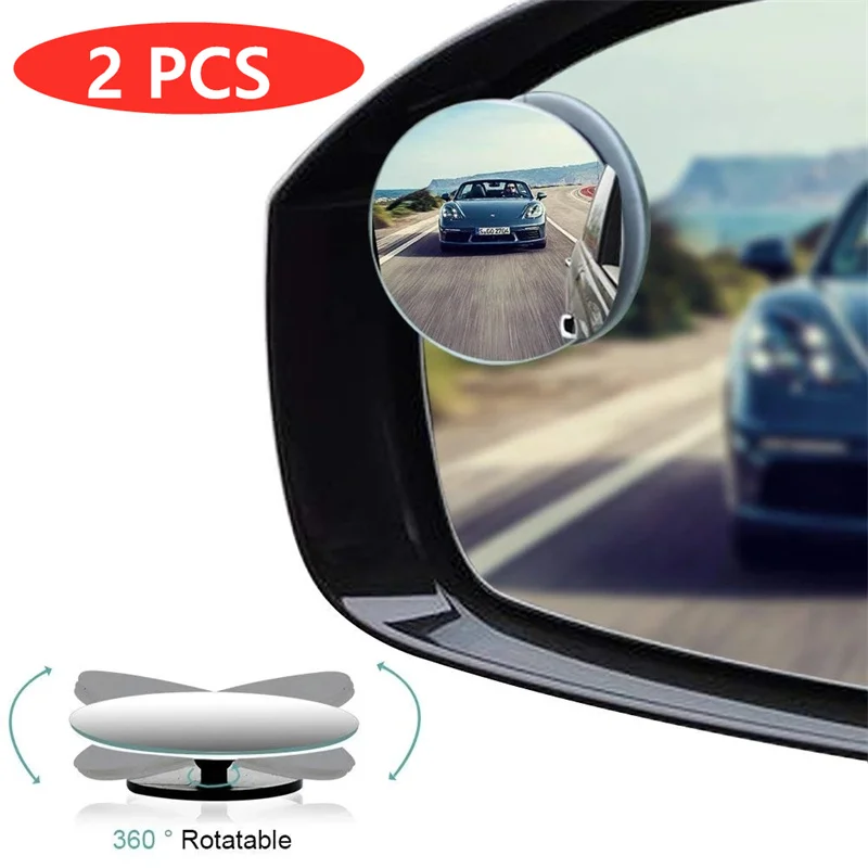 Оптовая продажа, широкоугольное зеркало с 360 вращением, зеркала для слепых зон для автомобилей, зеркало заднего вида