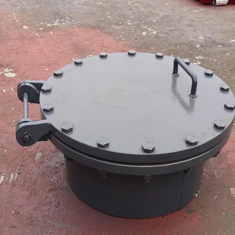 Sprinkler Tanker Bulk Cement Truck Manhole Tank Cover Customized Stainless Steel Carbon Steel Manhole Cover