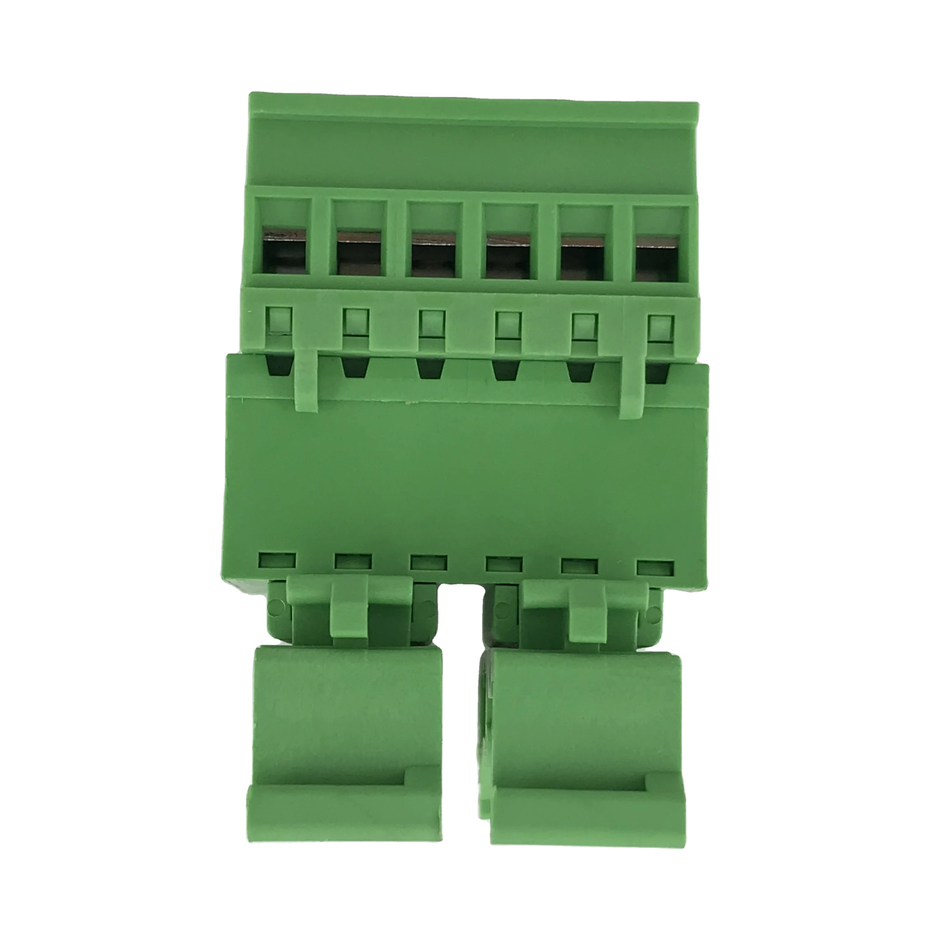 35mm Din rail mounted type 10A 5.08mm pitch Pluggable wire to wire terminal block
