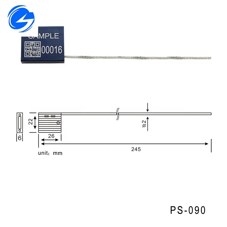 New OEM/ODM High Quality disposable steel locking electric meter security wire seal