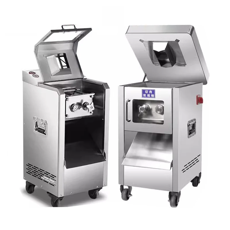 Commercial Home Mini Electric Fresh Cooked Meat Slices Slicer Machine Full Fully Automatic Cutting Machine German For Chicharon