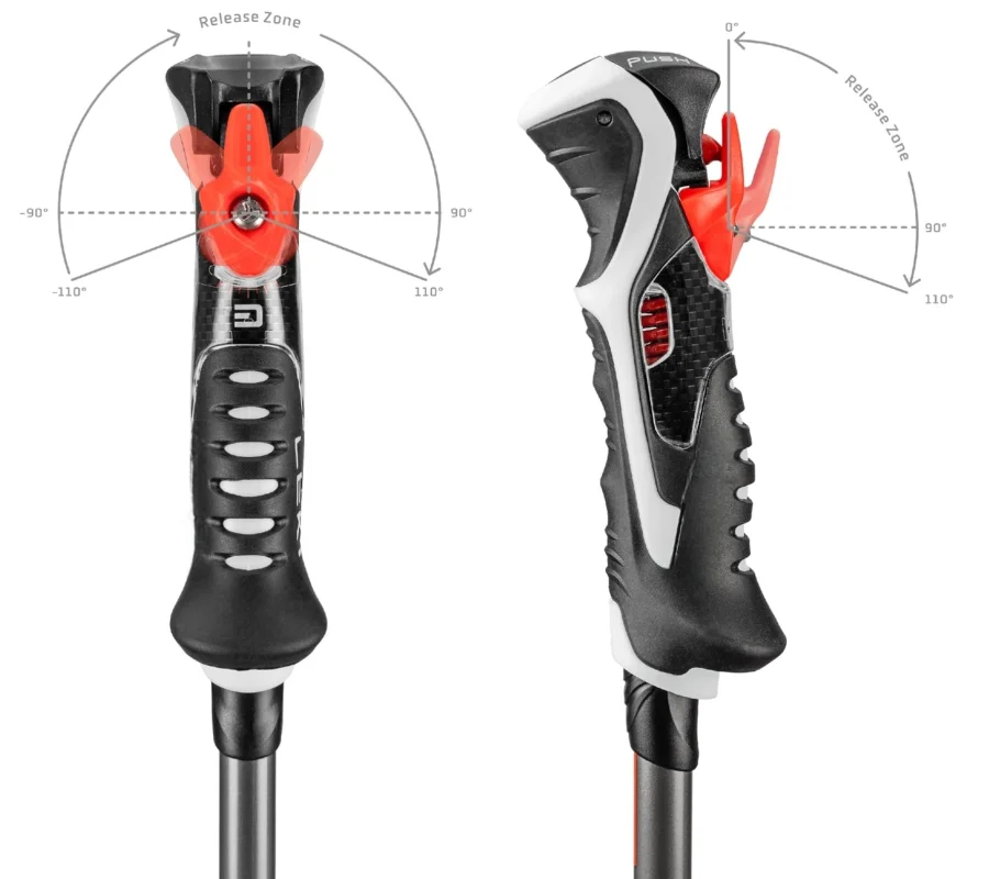 Manufacture Supply Custom Ski Pole Carbon 14 3D Lightweight for Alpine Fiberglass Light