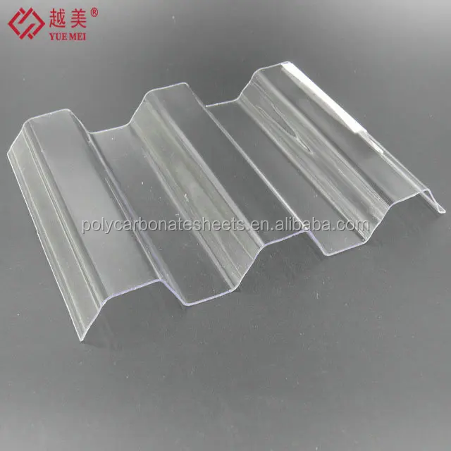 Polycarbonate Corrugated sheet PC Roofing Panels for Greenhouse