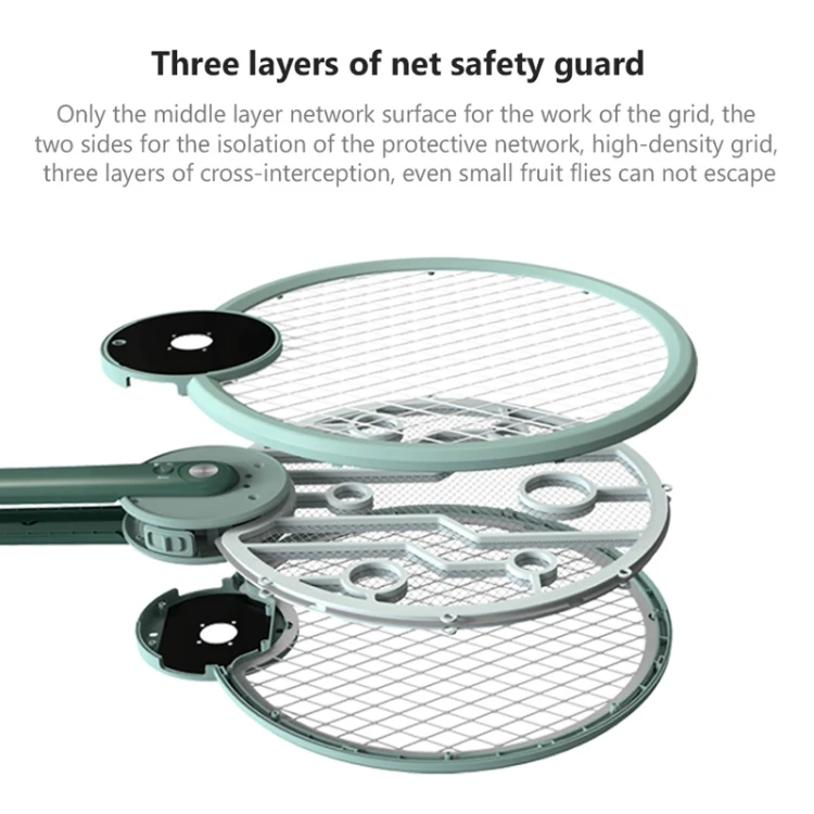 
Vissko Foldable mosquito trap lamp Rechargeable Electric mosquito swatter electric fly swatter 