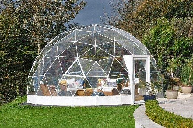 Waterproof PVC Glass Clear Dome Tent Transparent Igloo Dome Tents For Garden Restaurant greenhouse