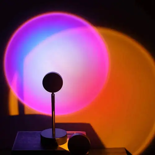 Factory Customize Bedroom Decoration Usb Sunset Light Projection Light Bedroom Sunset Led Light Lamp