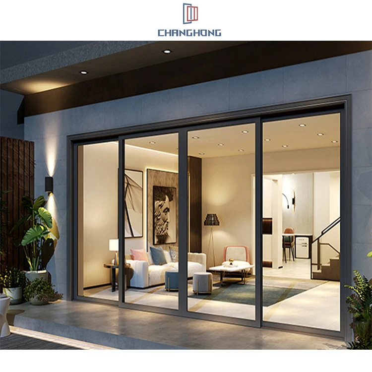 Minimalist Design Doors For Houses Wide View Panoramic Doors Patio Sliding Glass Doors