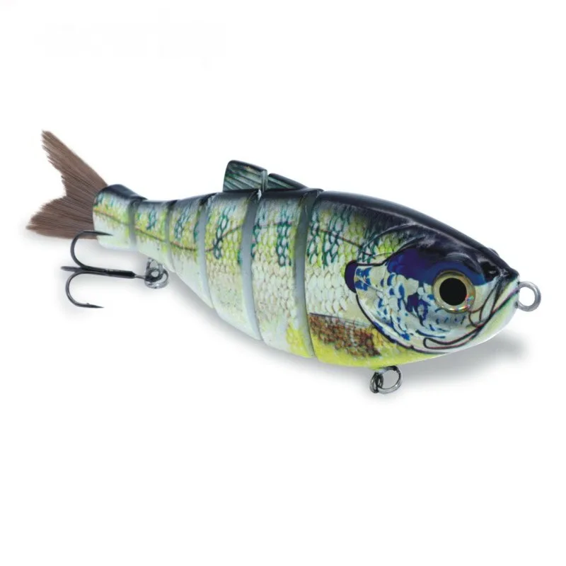Bristle Tail Shad isca artificial deep diving dace swimbait jointed six segments artificial lure