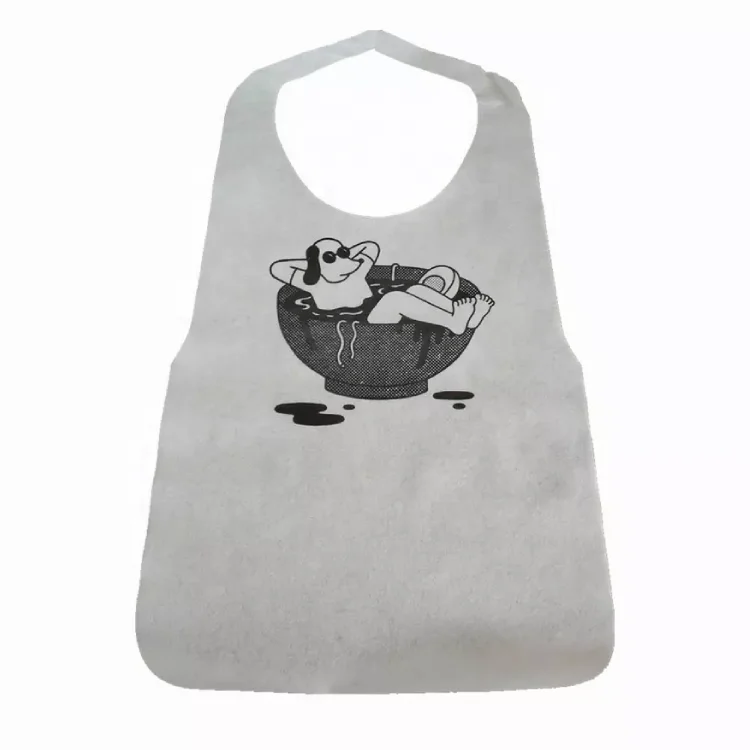 Korea Non-Woven Aprons for Restaurant Disposal Apron Non Woven Apron in Black or Withe Colors