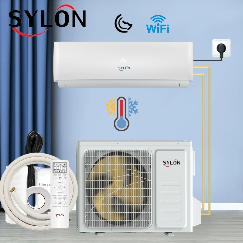 Кондиционеры T1/T3 9000-30000Btu 220 В 50 Гц газовый инвертор R32/R410a