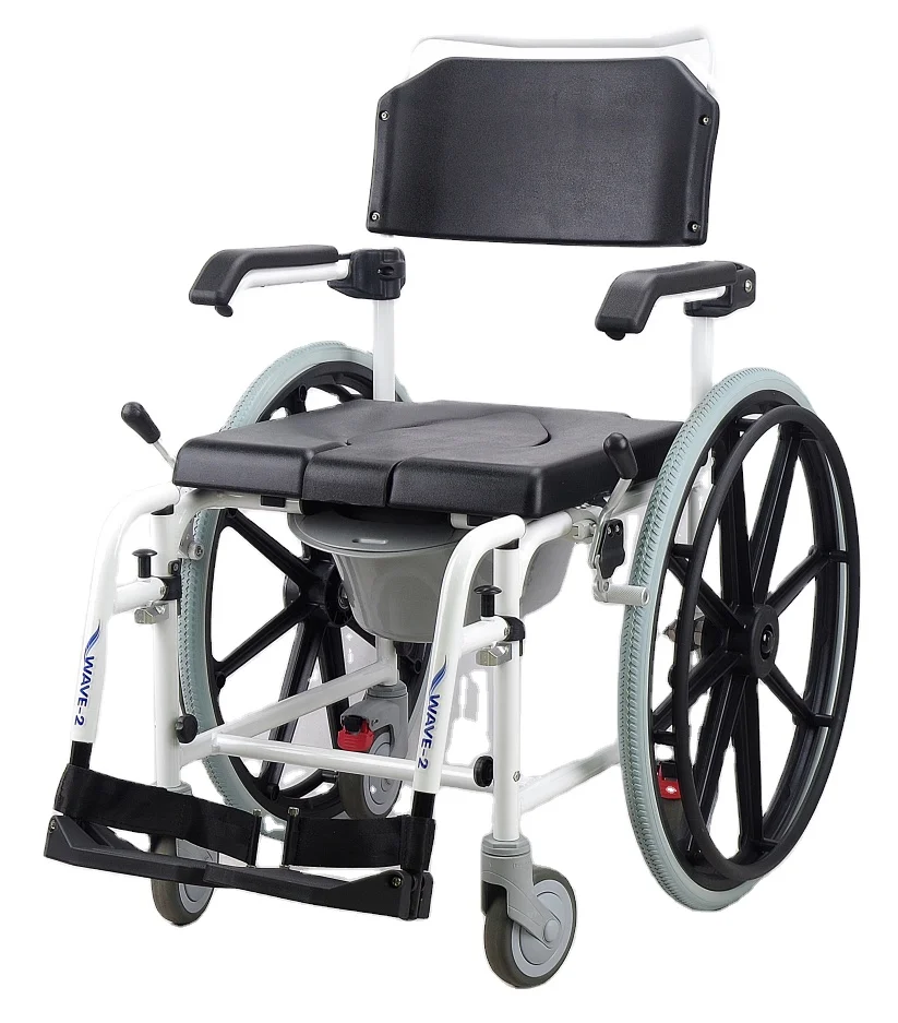 manual commode aluminum wheelchair