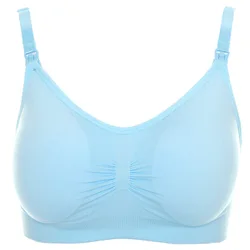 Cheap Maternity Bralette Clip Down Full-cup Women Maternity Bras Lightly Breastfeeding Sleeping Nursing Bra