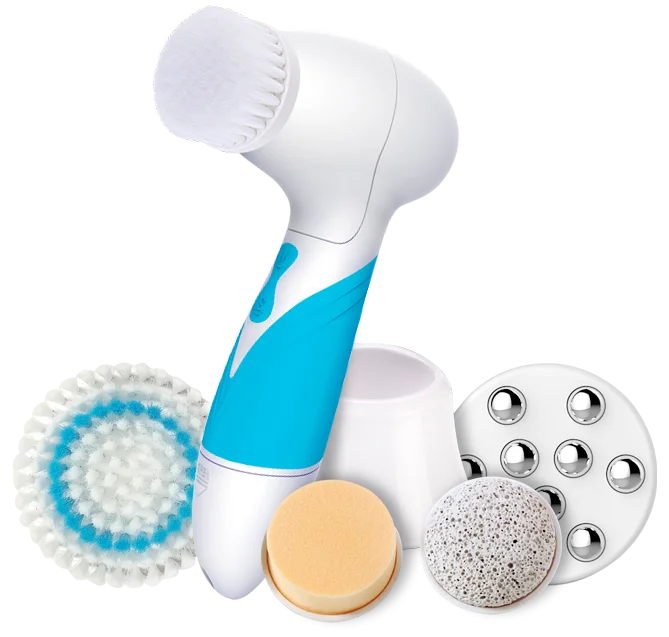 3 Speed Variable Speed two-way Rotating bath cleansing brush, Ball massage beauty instrument, Waterproof cleansing brush