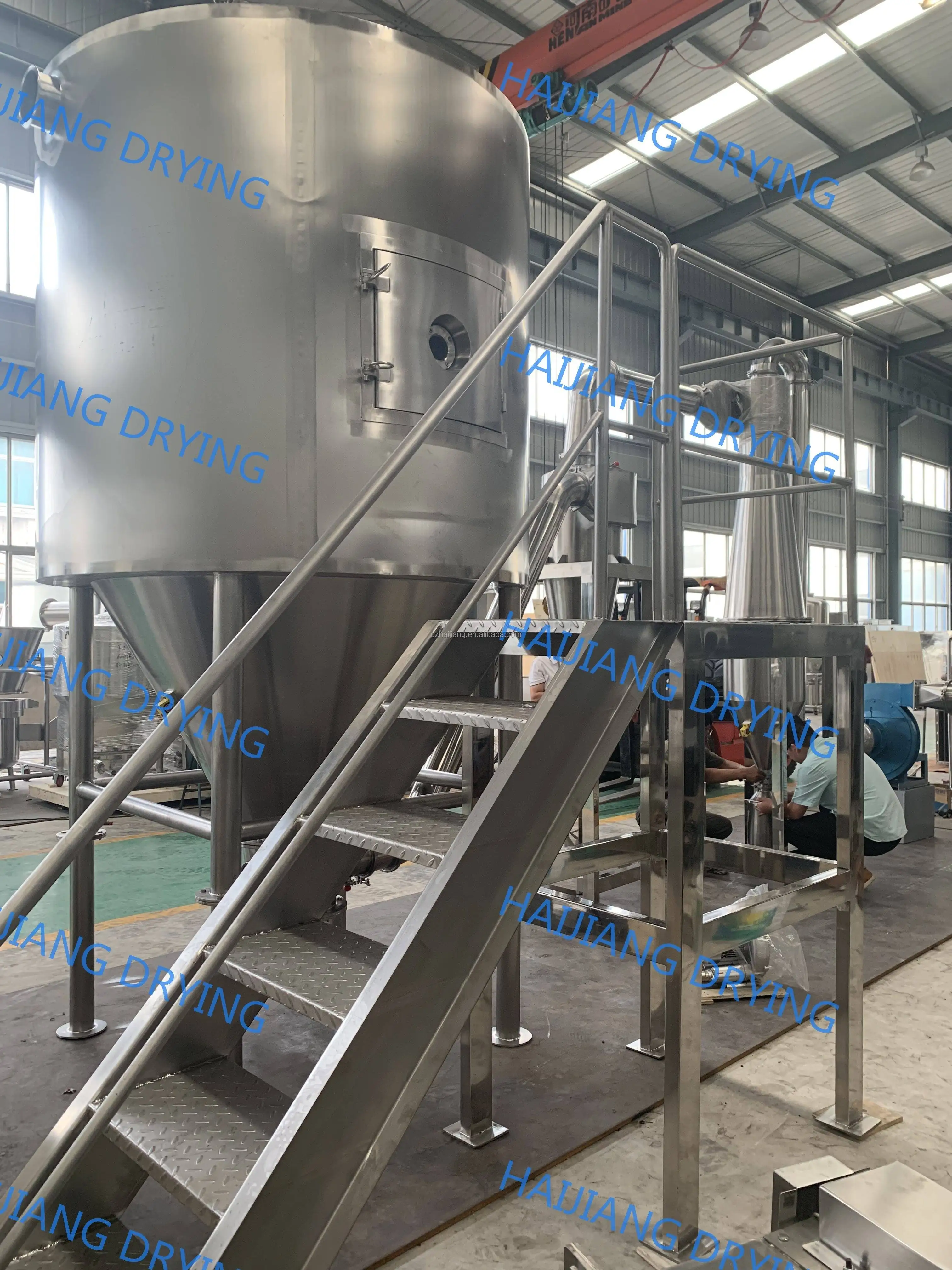 LPG High Speed Quality for Industrial Egg Powder Centrifugal Instant Coffee Prix GMP Fruit Juice Spray Dryer Machine