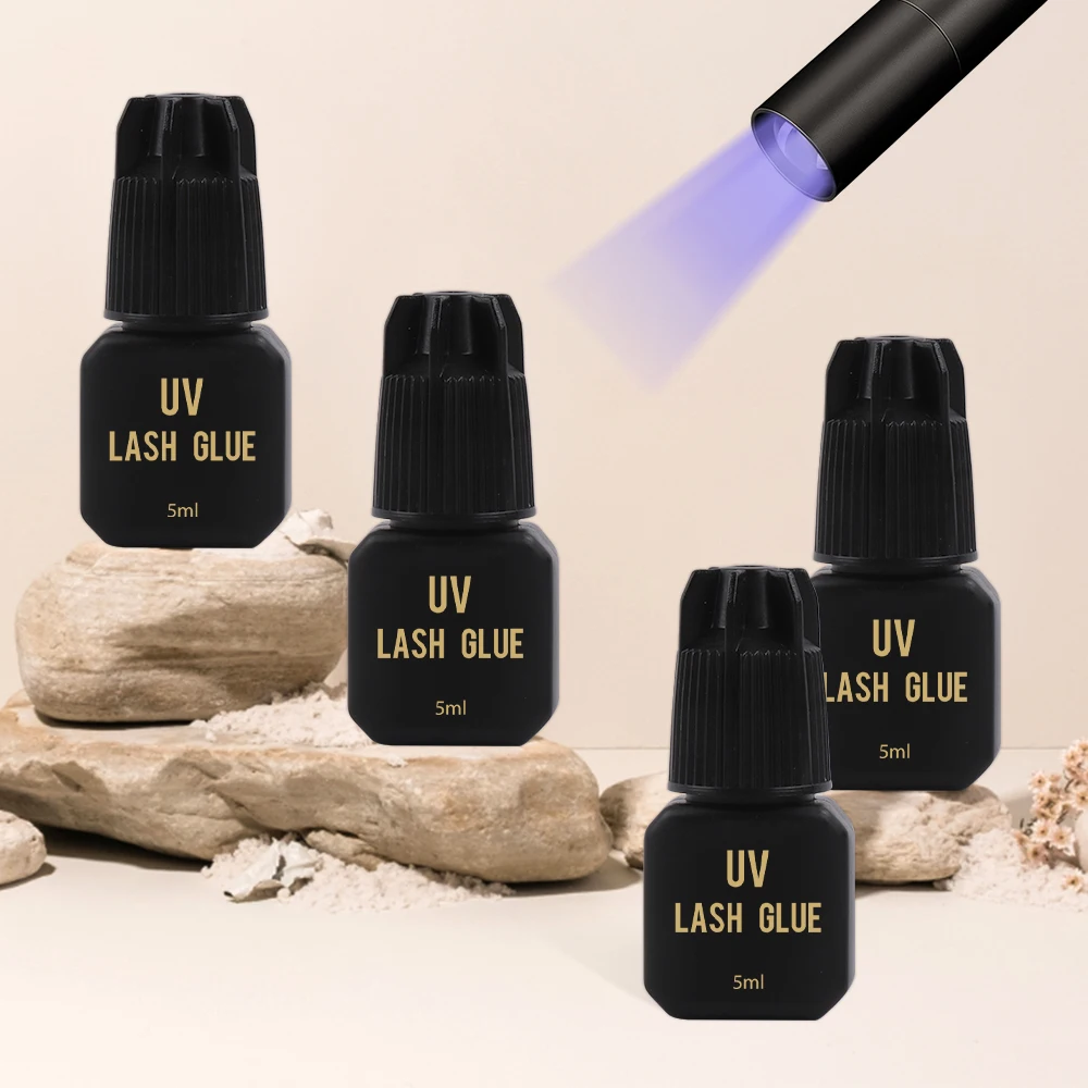 KV wholesale uv lash glue individual lash glue 1S glue for eyelash extensions
