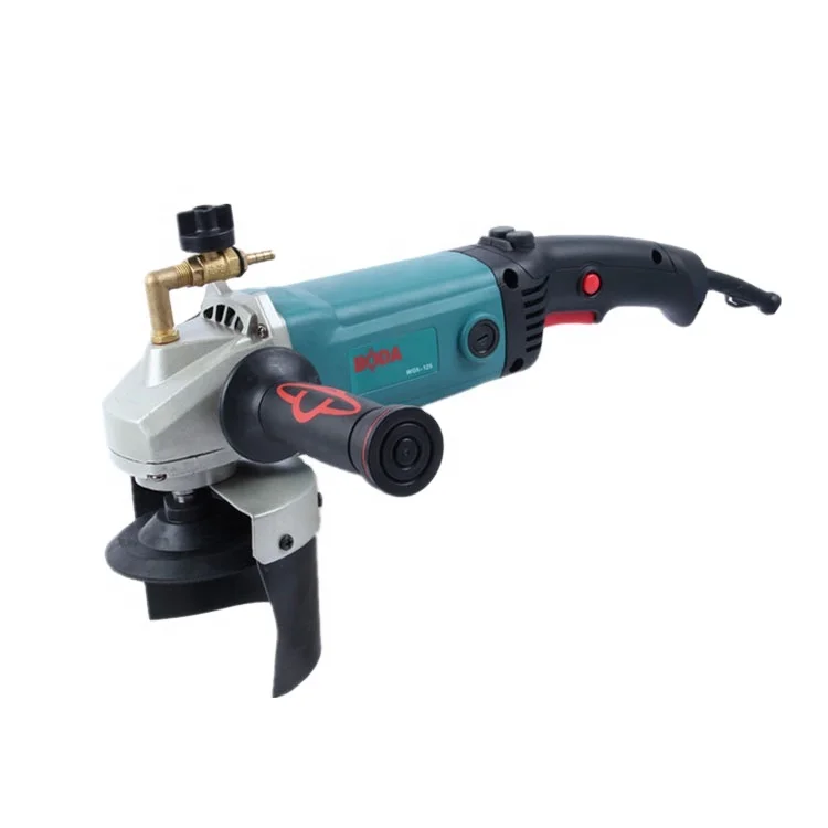 Boda WG5-125 1200W industrial water mill polishing machine artificial stone marble terrazzo wet stone cutter angle grinder