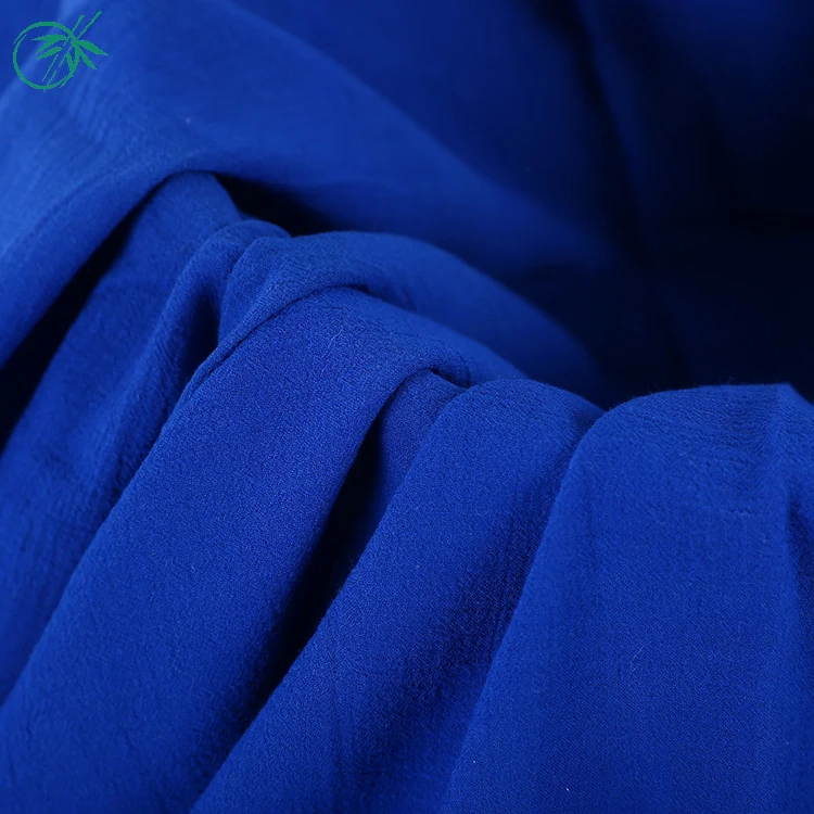 Professional Manufacturer Supplier 100% cotton materials plain crepe fabric