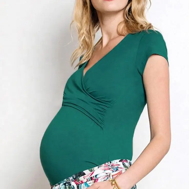 
Maternity Nursing Tops Breastfeeding Clothes Clothing Maternity Breastfeeding Shirt Feeding Nursing Wear Pregnancy Clothes 