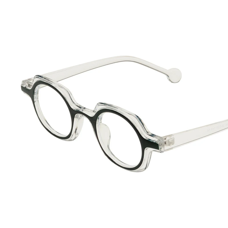 Anti-blue light Small Frame Computer Mirror Flat Glasses Decoration Can Be Matched With Myopia Glasses Frame Wholesale