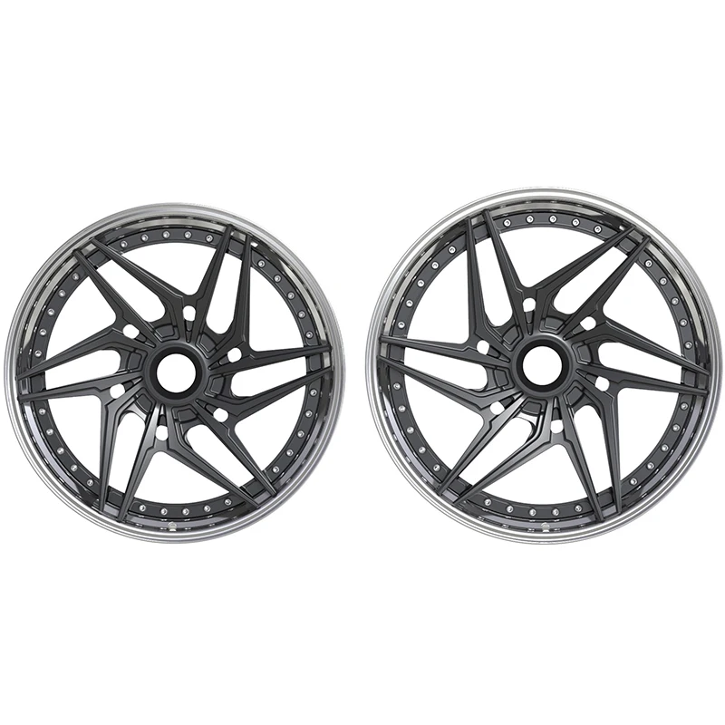 2-piece Custom forged wheels for 911 718 Cayman Boxster Panamera Macan Cayenne TaycanRims 5x130